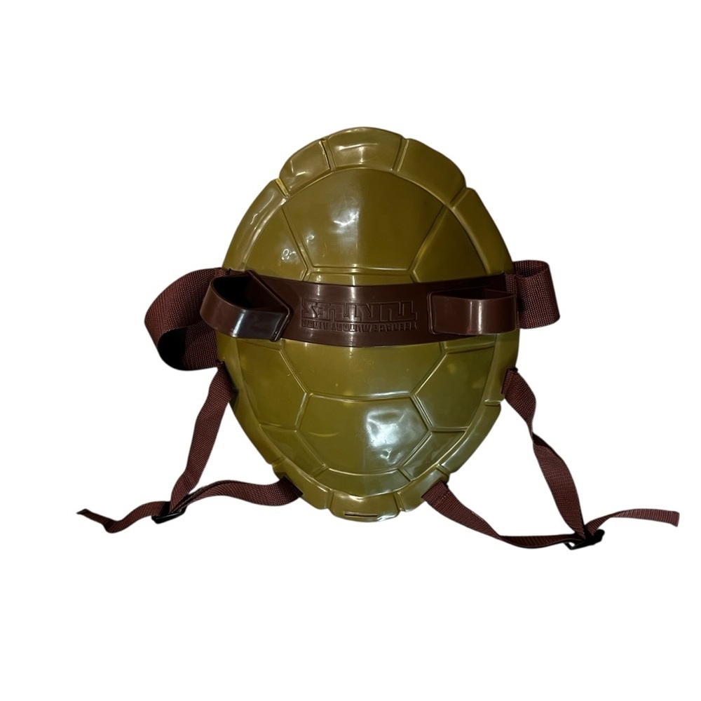 Vintage teenage mutant ninja turtle shell costume play straps on like backpack